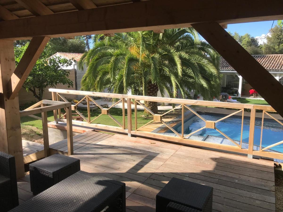 La Maison De La Dune - Chambres Climatisees - Jacuzzi 1Ere Seance Offerte - Piscine Chauffee Avec Abri Amovible - Plage Situee A 200M, Acces Direct Par Le Bois ลา กัวเดอ-ซูร์-แมร์ ภายนอก รูปภาพ